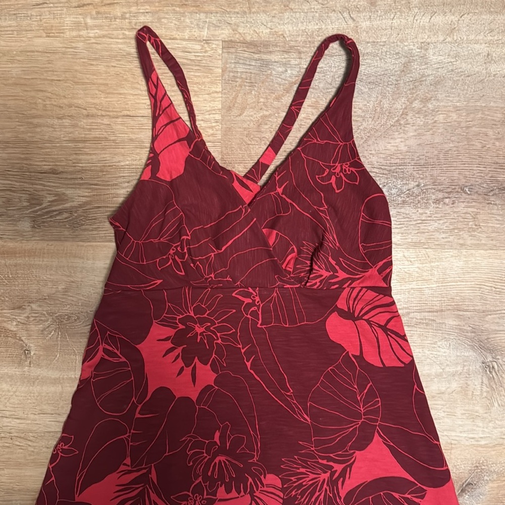 Patagonia Red Floral Mini Dress - Picture 3 of 5